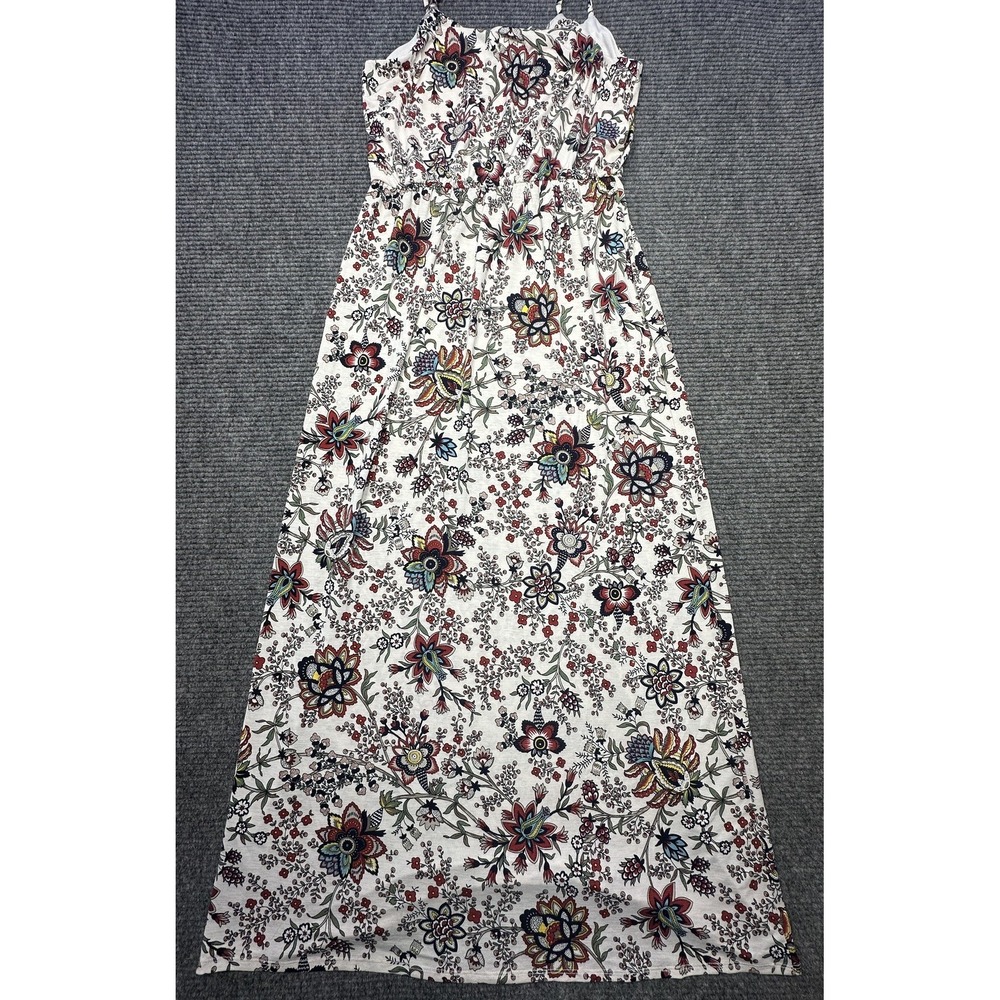 Naif‎ Dress Womens Medium Multicolor Floral Maxi Sleeveless Scoop Neck Boho - Picture 6 of 7